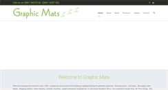 Desktop Screenshot of graphicmats.co.za